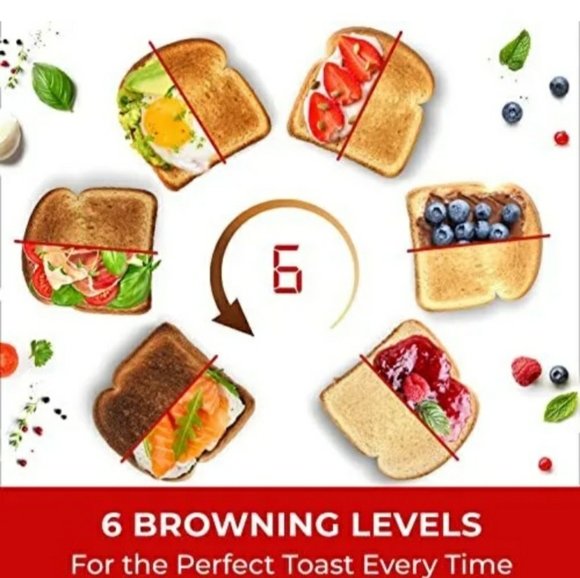 Mueller UltraToast full stainless steel toast 4 slice long extra slots - Picture 7 of 7